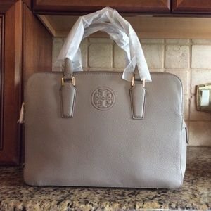 Tory Burch triple zip handbag